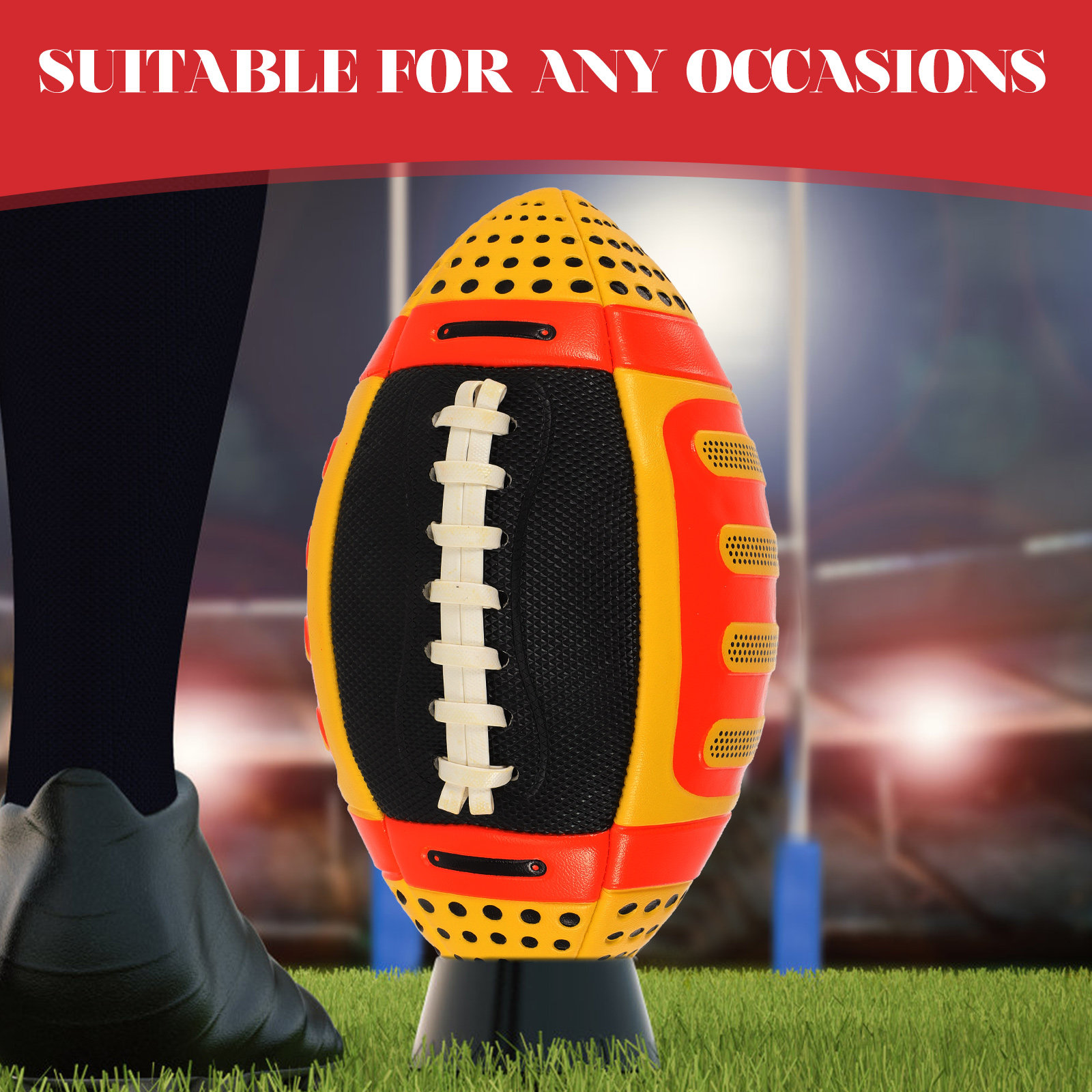 Rugby Ball Premium PU Material - đánh giá và giá Rugby Training Ball