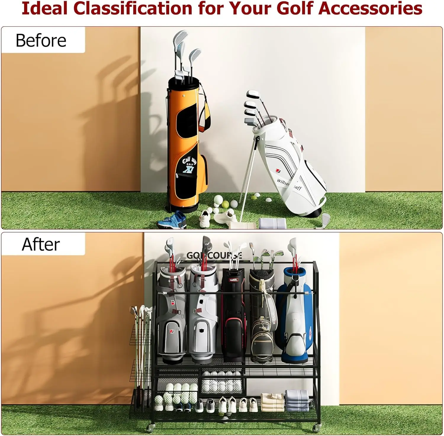 Multifunctional Rolling Golf B - đánh giá và giá Sports Equipment Bag With Wheels