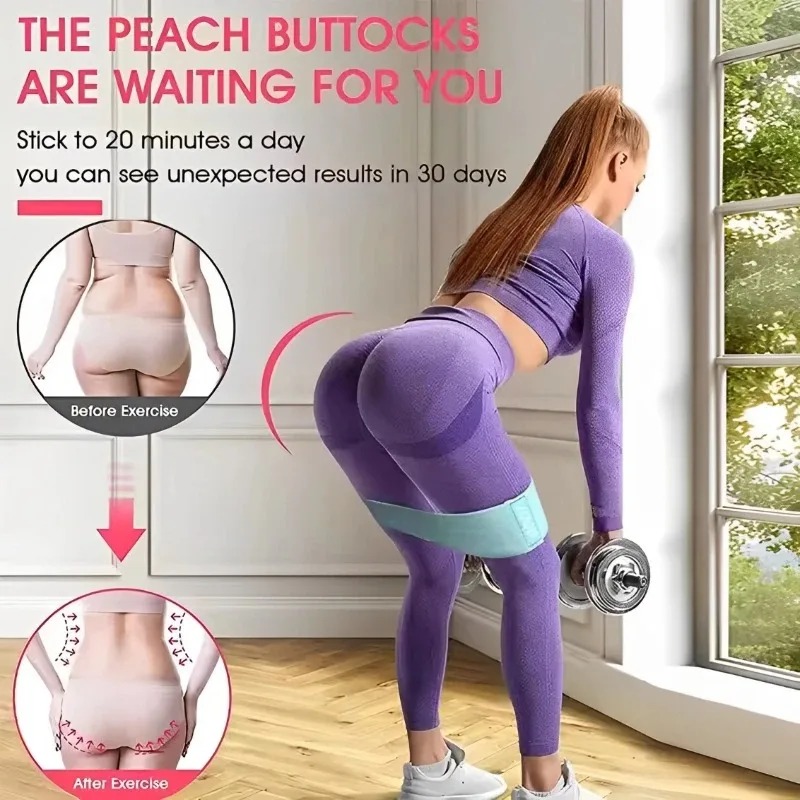 3Pcs Fabric Resistance Hip Boo - đánh giá và giá Sports Equipment Supplies
