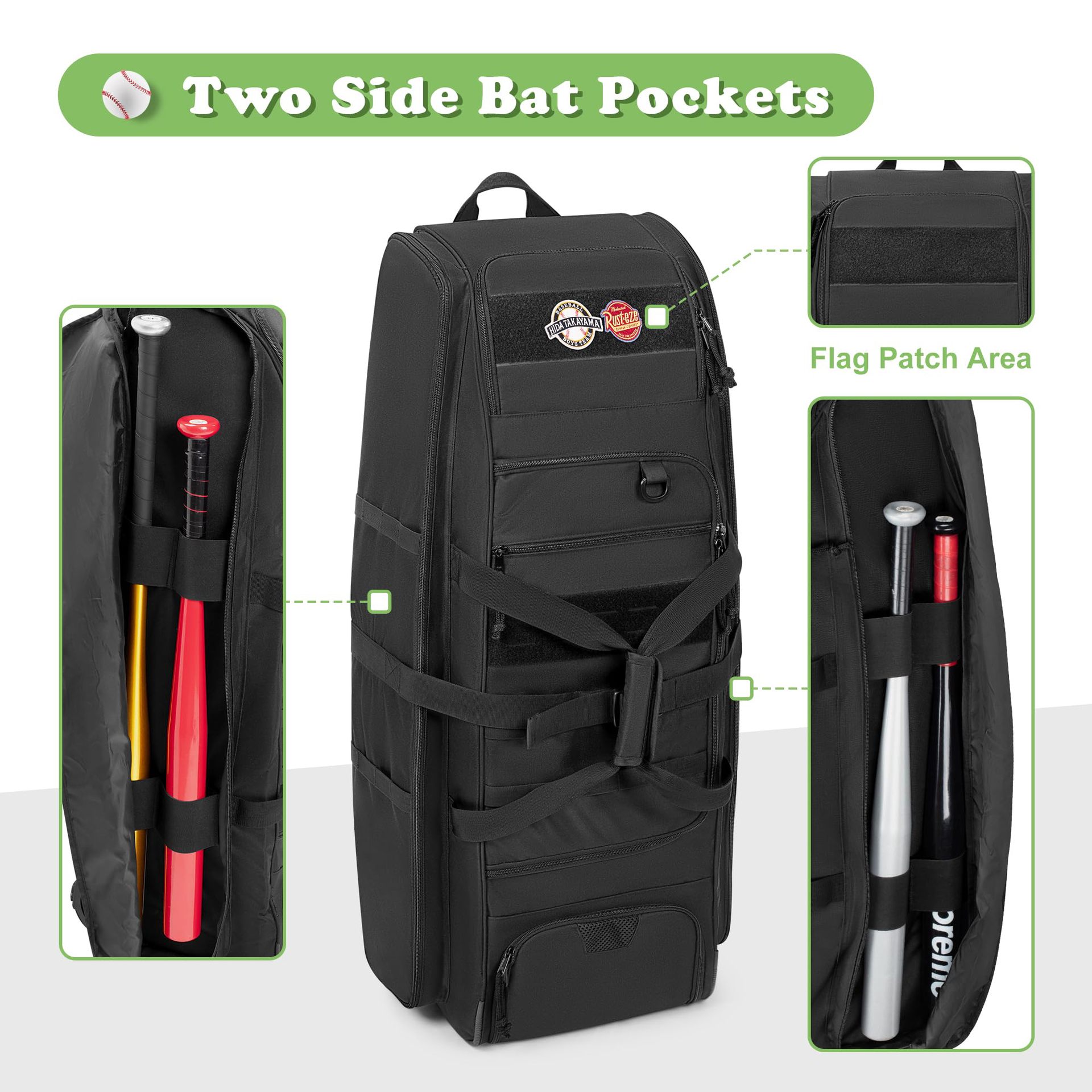 Tactical Baseball Bag Large Ca - đánh giá và giá Sports Equipment Bag With Wheels